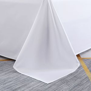 Lenzuola in Puro Cotone Bianco Personalizzate per Hotel, Lenzuola con Angoli Elasticizzati - Product Image 2