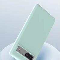 Coque de téléphone personnalisée vierge enduite pour sublimation pour Google Pixel 8 7 Pro, en gel de silice liquide TPU, anti-chute et antichoc