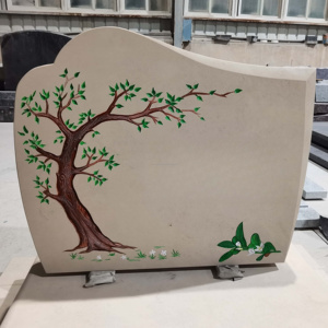 Sw थोक कस्टम हाथ से नक्काशीदार आधुनिक सफेद संगमरमर कला प्राकृतिक पत्थर का हेडस्टोन जीवन आकार सफेद संगमरमर महिला परी टोम्बस्टोन - Product Image 6