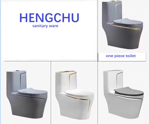 Offre Spéciale ligne multicolore forme ronde salle de bain céramique une pièce <span class=keywords><strong>commode</strong></span> Wc toilette - Product Image 6