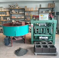 Machine à blocs de ciment semi-automatique 4-35 populaire pour les projets de construction avec machine de fabrication de briques à haute productivité