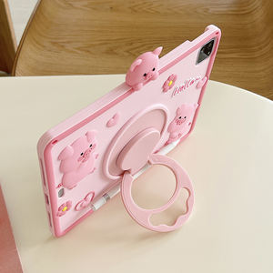 Funda <span class=keywords><strong>rosa</strong></span> para tableta para <span class=keywords><strong>iPad</strong></span> <span class=keywords><strong>Mini</strong></span> 7 2024 A17 Pro, funda de 8,3 pulgadas para niñas, para <span class=keywords><strong>iPad</strong></span> <span class=keywords><strong>Mini</strong></span> 6 <span class=keywords><strong>2021</strong></span>, funda bonita de silicona con dibujos animados - Product Image 3