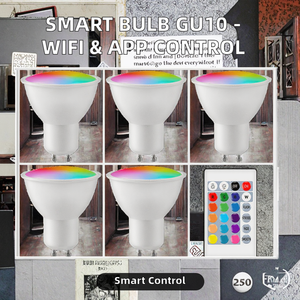 <span class=keywords><strong>Ampoule</strong></span> LED Intelligente RGBW <span class=keywords><strong>E14</strong></span> AC 5W Compatible <span class=keywords><strong>Alexa</strong></span> et Google Assistant, Contrôlable via l'Application Tuya, en Plastique, Vente Directe Usine - Product Image 4