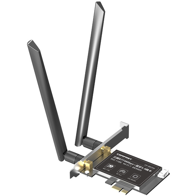 COMFAST Tri-Band 8774Mbps High Power PCI-E Wireless Network Card 5.4 WiFi 7 Adapter Supports Windows 11, 10