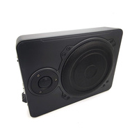 Subwoofer de voiture 8/10 pouces, audio actif, mince, sous le siège, 12V, haut-parleur et klaxon de qualité supérieure, vente en gros directe d'usine