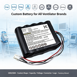 Batería Personalizada para Ventilador/Respirador Compatible con Drager, ResMed, <span class=keywords><strong>Philips</strong></span>, Medtronic, GE, Hamilton, Mindray OEM - Product Image 4