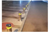 Poteau de signalisation anti-corrosion en acier inoxydable, barrière routière pour zones côtières humides