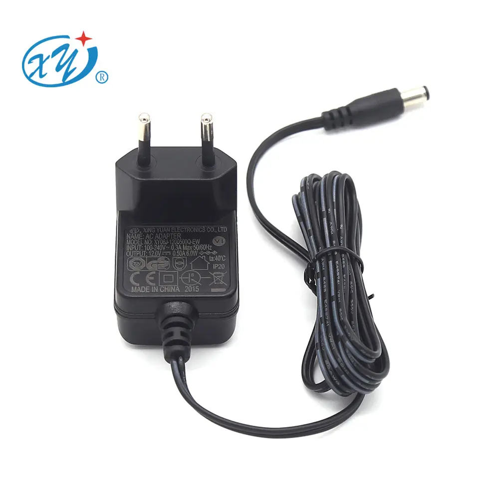 5V 1A 5V 2A Power Adapter 12V 0.5A AC Power Adapter 6W DC Cung cấp điện cho LED ánh sáng