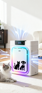 <span class=keywords><strong>Purificateur</strong></span> <span class=keywords><strong>d</strong></span>'<span class=keywords><strong>air</strong></span> pour animaux domestiques 2026 avec filtre lavable pour poils <span class=keywords><strong>de</strong></span> <span class=keywords><strong>chat</strong></span> et <span class=keywords><strong>de</strong></span> chien, silencieux, élimine les odeurs, les allergènes et la poussière - Product Image 3