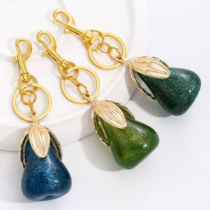 3D Cartoon Fruit Keychain Pear Shape Precious <b>Bag</b> Charm for Backpack Purse - Product Image 3