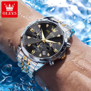 Montre à quartz pour homme, 3670 OEM ODM, logo personnalisé, marque, étanche, diamant, mode, sport, classique, design étanche - Product Image 4