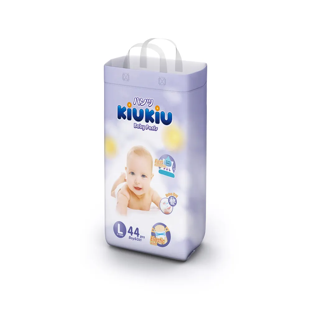 Bebek bezi üreticisi toptan yüksek kalite tek kullanımlık bebek eğitimi Ultra yumuşak nefes bezi OEM bezi bebek pantolon yukarı çekin