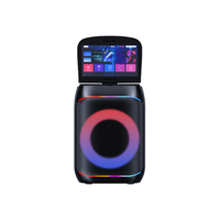 Altavoces Karaoke Portátiles Multifuncionales con Carrito para Cine en Casa, Más Vendidos en 2026, con Micrófono Inalámbrico RGB, Compatibles con Computadora