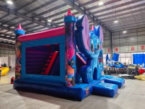 Château gonflable de style nouveau avec toboggan |   Château gonflable à thème combiné - Product Image 3