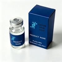 Étiquettes personnalisées pour flacons de peptides holographiques, vinyle imperméable, 2 ml, 10 ml, 15 ml, autocollants adhésifs pour petits flacons cosmétiques