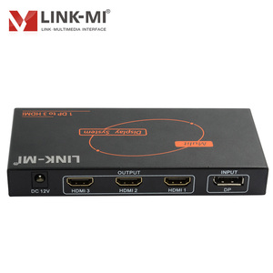 Répartiteur <span class=keywords><strong>multi</strong></span>-<span class=keywords><strong>écrans</strong></span> DP vers 3 <span class=keywords><strong>HDMI</strong></span> avec audio, 1920x1200 Full HD, contrôle d'affichage indépendant - Product Image 1
