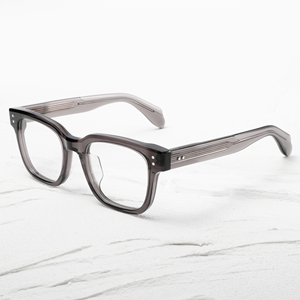 Rectangle Full Rim <b>Eyeglasses</b> Solid Color Resin Lens Anti-Uv Protection Unisex Adult Vision Correction <b>Frames</b> - Product Image 5