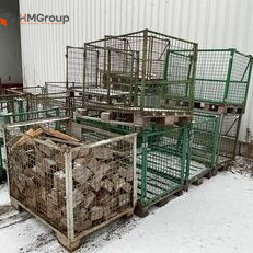 כלוב אחסון מתקפל ממתכת מגולוונת להובלה במחסן - Product Image 6