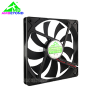 Kipas Pendingin DC Brushless Low Noise 12015 120x120x15mm 12V Slim Axial untuk Kabinet Industri & Catu Daya