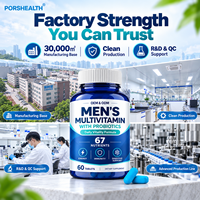 Comprimés multivitaminés pour hommes OEM ODM sous marque privée, avec minéraux chélatés et vitamines B méthylées et zinc pour la vitalité quotidienne - Vente en gros