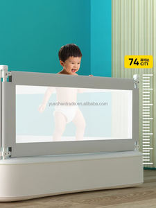 Nouvelle vente chaude : Ensemble de barrière de sécurité pour bébé, protection de lit, petit lit, barrière de lit pour enfants, tissu et métal multifonction - Product Image 4