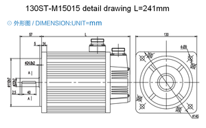 New Arrival Ac Synchronous Aluminum Servo <strong>Motor</strong> with <strong>DC</strong> <strong>24V</strong> Brake - Product Image 4