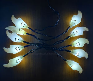 Guirnalda de Luces LED Blancas Fantasma, 10 LED, Funciona con Pilas, Decoración Navideña y de Halloween para Jardín, Patio, Puerta, Fiesta - Product Image 3