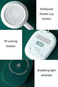 定制标志保暖咖啡杯2装1马克杯保暖杯手机充电器保温杯保温杯 - Product Image 4