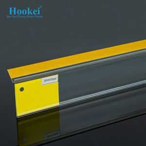 Etiqueta de Precio Transparente Personalizada de Fábrica, Portaetiquetas UPC, Tira Adhesiva para Etiquetas de Canal, Tira de Datos para Estantes - Product Image 3