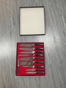 Gỗ xử lý khắc laser Damascus kết cấu 7cr17 thép carbon cao bếp <span class=keywords><strong>chef</strong></span> Cleaver knifes <span class=keywords><strong>Set</strong></span> Nhật Bản <span class=keywords><strong>Knife</strong></span> <span class=keywords><strong>Set</strong></span> - Product Image 2