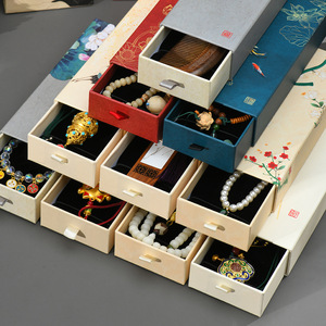 กล่องบรรจุภัณฑ์ธูปทรงสี่เหลี่ยมผืนผ้าสไตล์<span class=keywords><strong>จีน</strong></span>แบบลิ้นชัก วินเทจ คุณภาพสูง ใช้สำหรับใส่ลูกประคำพระพุทธรูป ของประดับแขวนในรถ หรือกล่องใส่เครื่องประดับผม - Product Image 2