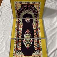 Tapis de prière rembourré en coton et polyester de style turc Tapis de prière pour mosquée musulmane