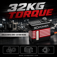 Servomoteur métallique pour planeur d'avion XQ-POWER XQ-S2230D 32KG sans noyau étanche boîtier en aluminium CNC 6.0V-8.4V pour avion RC