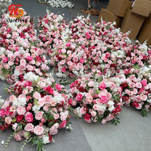 Flores y Plantas Decorativas SMOOTH, Centros de Mesa para Bodas y Eventos, Bola de Flores Rosadas Artificiales, Suministros de Decoración para Bodas - Product Image 2