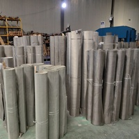 Filet d'écran de fenêtre plissé personnalisé 304 316 rideau en grillage d'aluminium et d'acier inoxydable tissé à armure toile avec service de coupe