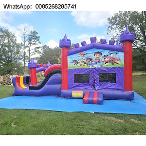 Castillo Inflable Comercial Grande de 5x5m (17x17 pies) con Tobogán, Ideal para Fiestas y Juegos Infantiles - Product Image 3