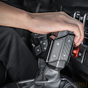 หัวเกียร์ OMU US Spec สีดำ อลูมิเนียม คาร์บอนไฟเบอร์ สำหรับรถจี๊ป แรงเลอร์ <span class=keywords><strong>JL</strong></span> JT อะไหล่ตกแต่งภายในรถยนต์ - Product Image 4