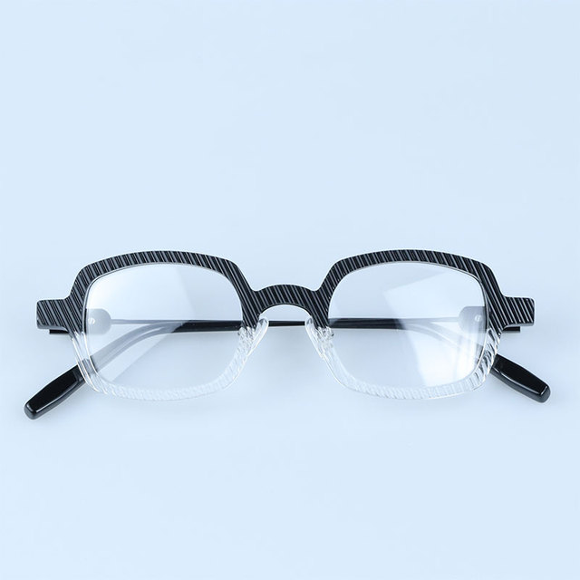 Customizable Adult Prescription Glasses with Rectangle Acetate Frames Online Optical Eyeglasses for Astigmatism