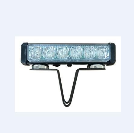 Rechargeable Magnetic Grill Surface Mount Red and Blue Traffic Warning Lights