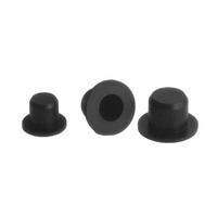 Tapones de Silicona para Sellado de Orificios, de 5-13 mm, Blancos y Negros, Tapones para Botellas, Paquete a Granel, OEM Disponible