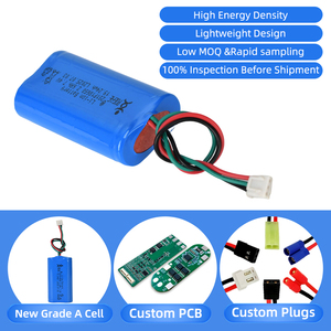 7.4V 2.6Ah 19.24Wh แบตเตอรี่ลิเธียมไอออนน้ำหนักเบา ชุดแบตเตอรี่ลิเธียมไอออนแบบชาร์จไฟได้ แบตเตอรี่ลิเธียมไอออนสำหรับกล่องลำโพง - Product Image 3