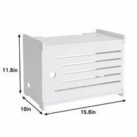 Boîte de rangement en bois pour routeur, étagère dissimulante, support décoratif pour projecteur, organiseur de câbles pour comptoir