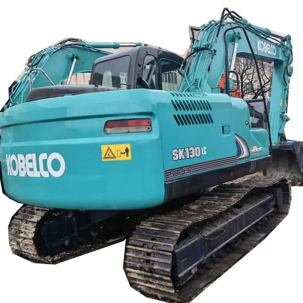 Peralatan konstruksi Earthmoving bekas 13Ton digunakan Kobelco Japan SK130 ekskavator bekas sk130-8 ekskavator sk130lc