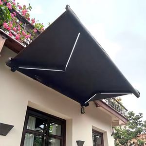 Toldo Retráctil Eléctrico Enrollable con Lona de Acrílico/Poliéster, Diseño Moderno y Lujoso <span class=keywords><strong>para</strong></span> Patio Exterior, Terraza y Porche - Product Image 1
