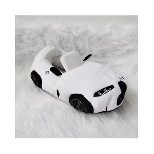 Kuscheliger Weicher Slipper mit Mazda MX5 Miata Logo Kissen Plüschtier Sportwagen Plüschfigur MK1 Rot Blau Plüsch-Slipper für Jungen - Product Image 1