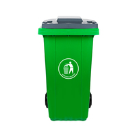 Poubelle en plastique pleine grandeur pour la maison et l'extérieur, types 120L/240L/360L/480L/660L/800L/1100L