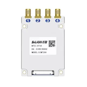 Sim7200 impinj e710 rfid 4 portas, módulo rfid para leitor de longo alcance uhf fixo módulo de leitor de uhf 33dbm passivo