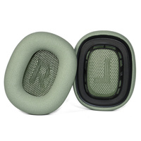 Coussinets d'Oreille de Remplacement pour Casque Apple, Cache-Oreilles Magnétiques en Tissu et Cuir Protéiné, Coussinets Écouteurs pour AirPods Max