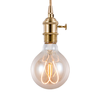 Boîtier en verre décoration en forme d'amour 2300k led G95 e27 4w ampoule à filament