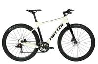 GRAVEL-X Vélo de Gravel en Carbone RS-24 vitesses, Freins à Disque Hydrauliques, Roues en Aluminium, Guidon en Carbone, Suspension Avant, Vélo de Course Tout-Terrain